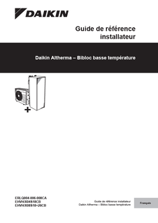 ERLQ004-008CV3-CW1, EHVH-CB, EHVX-CB_4PFR384973-1A_Installer reference guide_French download